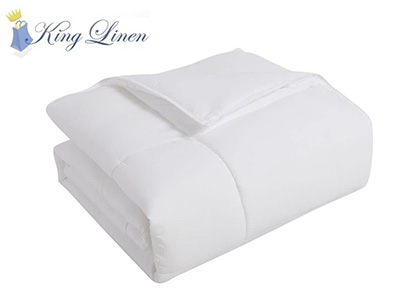 KingLinen product image of white down comforter 