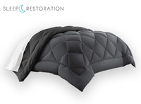 Sleep Restoration product image of grey down alternative comforter small