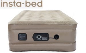 Insta-Bed EZ Raised Air Mattress with NeverFlat 