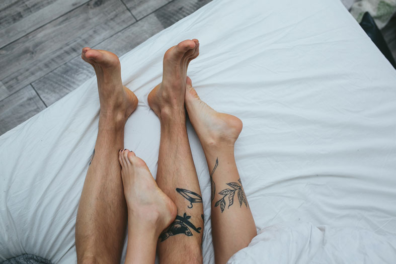 Image result for feet of people having sex at the bottom of a bed