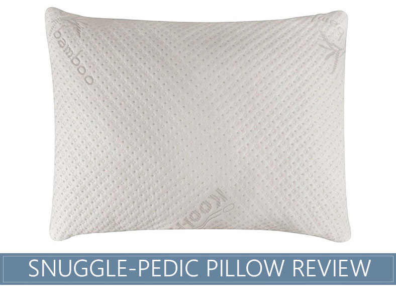 Snuggle-Pedic Original Ultra-Luxury Bamboo Shredded Memory Foam Pillows 3 Sizes 