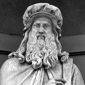 Do Geniuses (Like Einstein) Have The Same Sleep Patterns As Us? 4 sculpture of Leonardo da Vinci