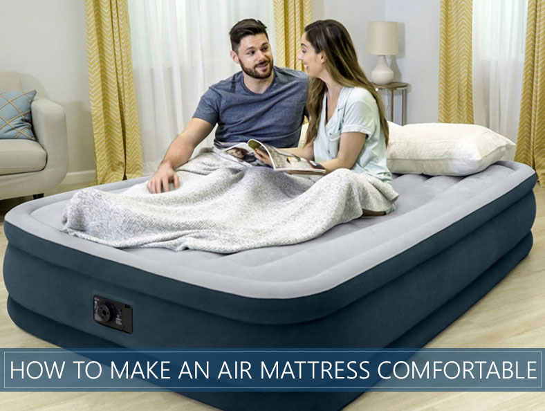 Up Bed More Comfortable, Can You Use Air Mattress On Bed Frame