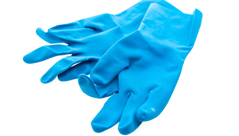 rubber latex gloves