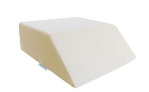 InteVision Ortho Bed Wedge Pillow with a, Removable Cover (8 x 21 x 24)  - Post Surgery Elevating Leg Rest Pillow with Memory Foam Top - Provides