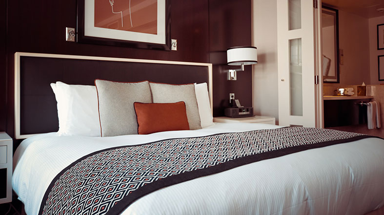 hotel bed