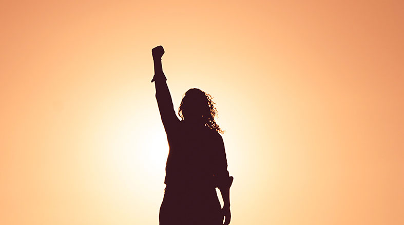 silhouette-of-a-young-girl silhouette of a young girl