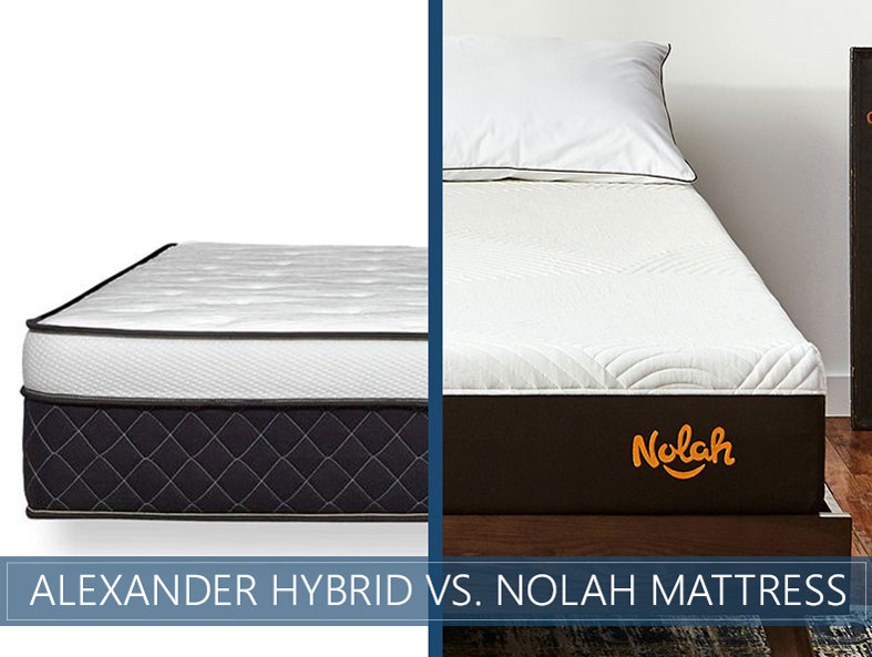 Our in depth comparison of Alexander Hybrid and Nolah mattress