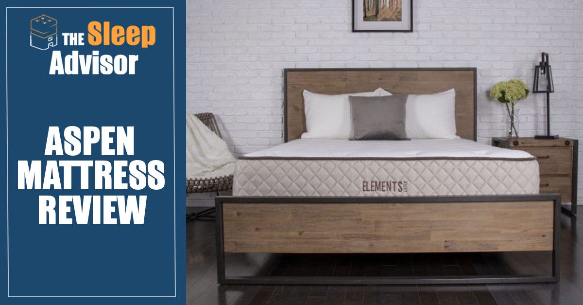 elements aspen latex mattress