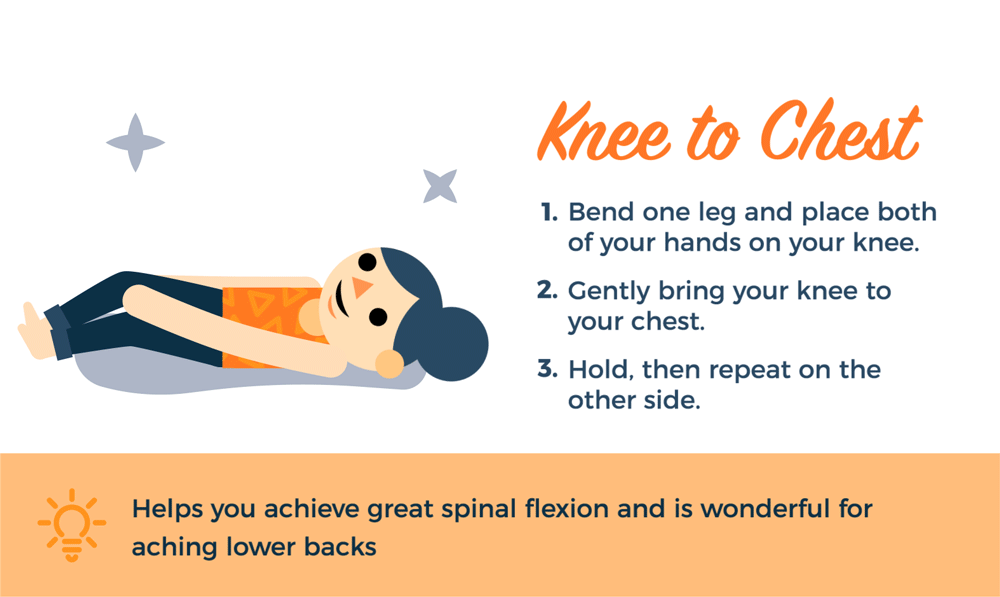 knee to chest