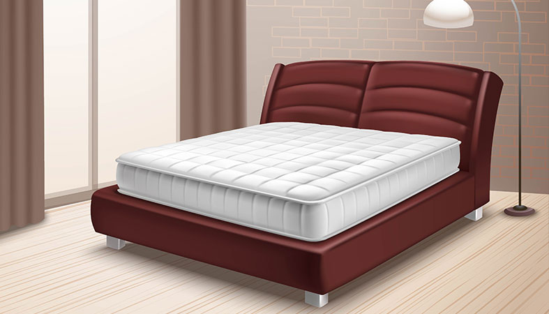 illustration-of-the-bed illustration of the bed
