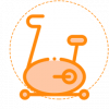 Exercise Bike Icon