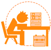Napping at the Desk Icon