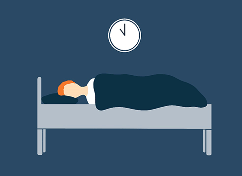 Animation of a Young Man Struggling To Fall Asleep Animation of a Young Man Struggling To Fall Asleep