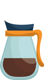 Illustration of a Coffee Carafe