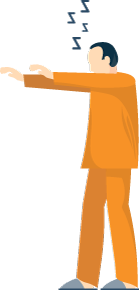 Illustration of a Man Sleepwalking