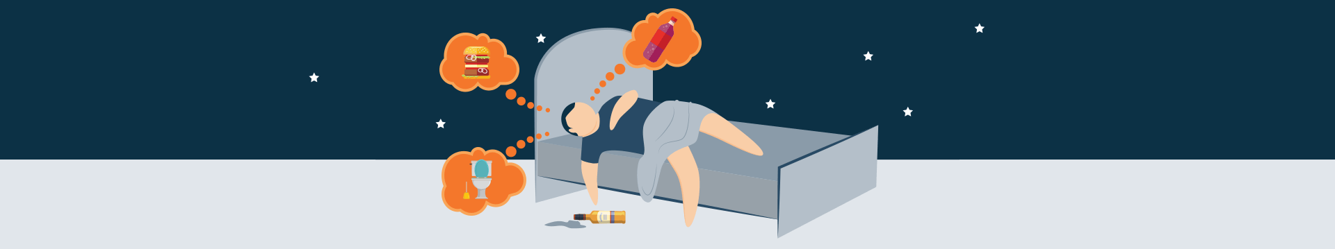 Mixing Alcohol and Sleep Animation