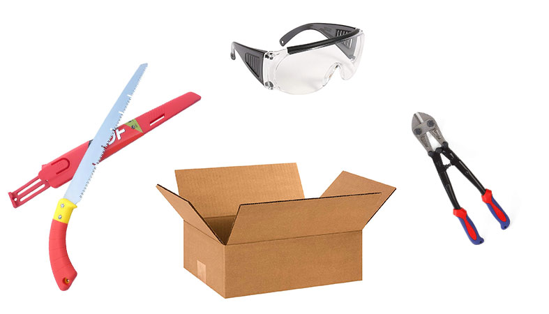 a necessary tools for cutting up the mattress