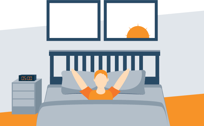 A-Young-Man-Laying-in-Bed-Next-to-an-Alarm-Clock-Illustration.png A Young Man Laying in Bed Next to an Alarm Clock Illustration