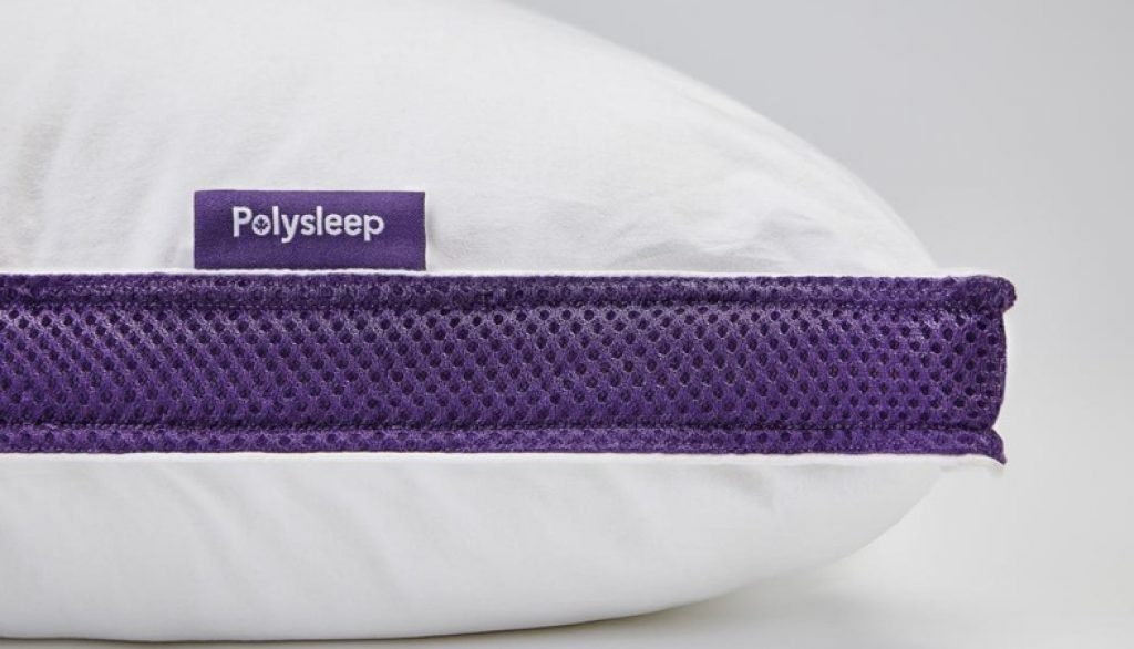 close up image of the polysleep pillow