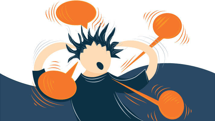 Experiencing Anxiety Illustration