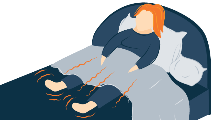 Illustration of Restless Leg Syndrome