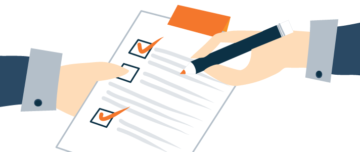 Checking To-Do List Illustration