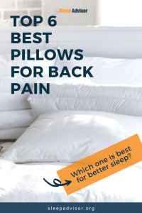 6 Best Pillows For Back Pain In 2020 Sleep Advisor