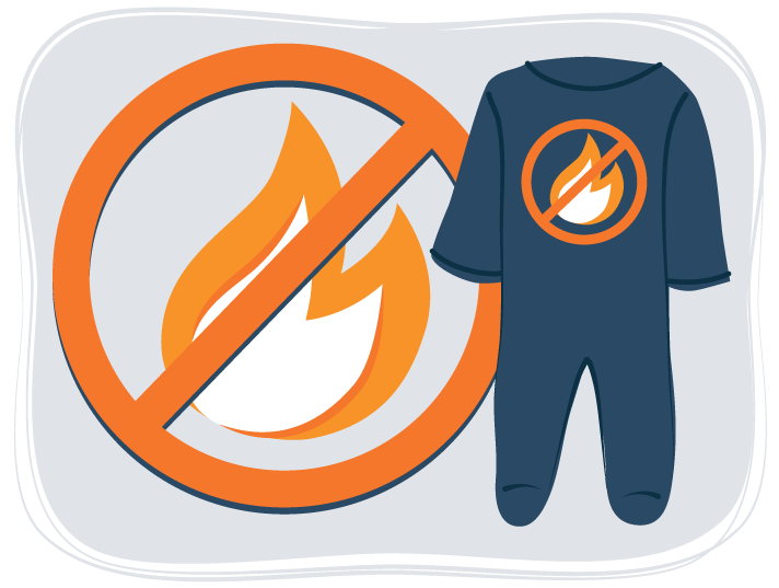 illustration of flame resistant pajamas illustration of flame resistant pajamas