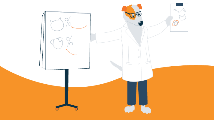 Illustration of Terrier Dog Wearing Lab-coat and Holding a ClipboardNgủ cùng thú cưng - Nên hay không nên?