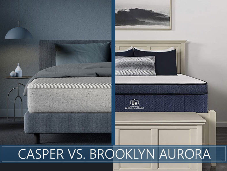 our casper and brooklyn aurora comparison