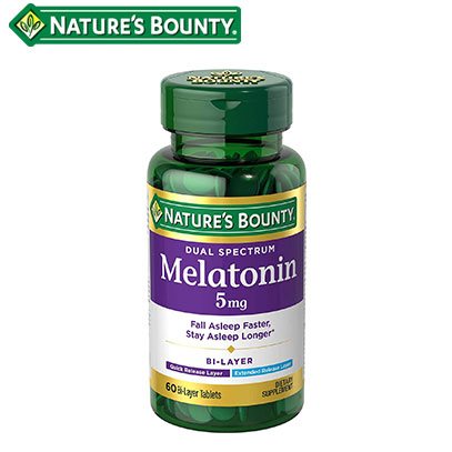 product image of nature's bounty supplement for sleeping