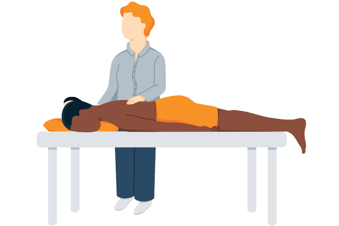 Full Body Massage- Illustration Full Body Massage- Illustration