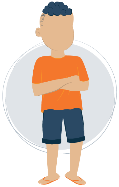 Illustration of Teen Boy