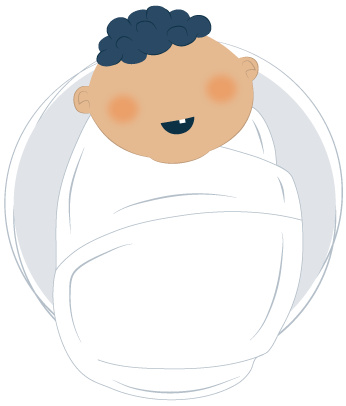 Illustration of a Baby Illustration of a Baby