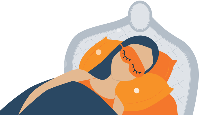 animation of a woman having beauty sleep animation of a woman having beauty sleep