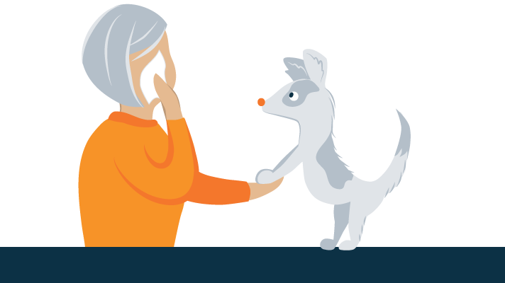 illustration of a woman having mood swings