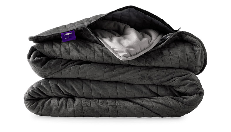 weighted blanket purple product image