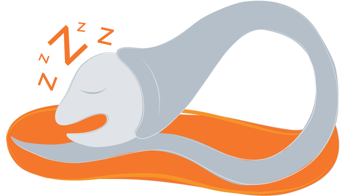 Illustration of a Sperm Sleeping