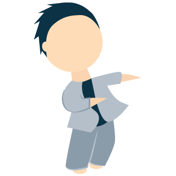 illustration of kid dressing pajamas