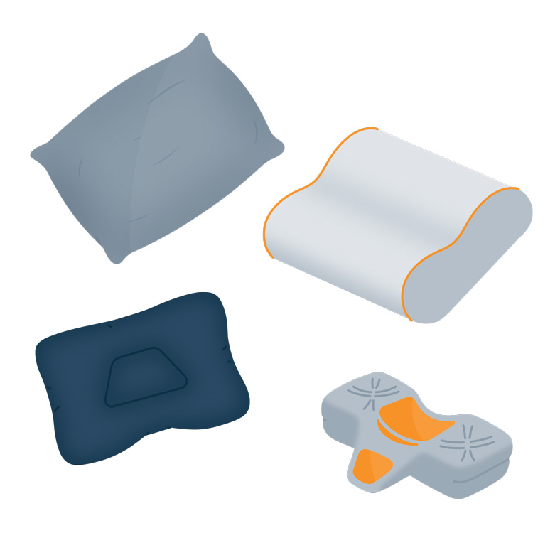 Different shapes and models of pillows that ease neck pain Different shapes and models of pillows that ease neck pain