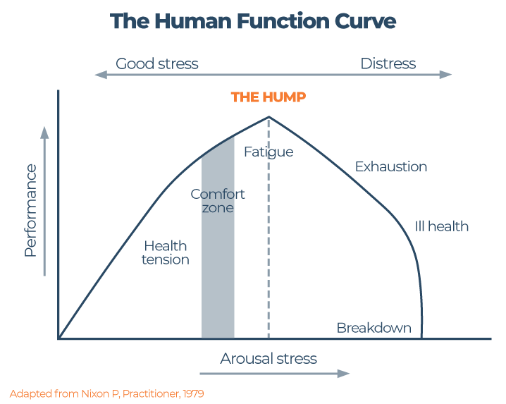 Is Stress Impacting Your Sleep? Check Out These Tips for Better Rest When You're Feeling Overwhelmed 2 Human Function Curve graph