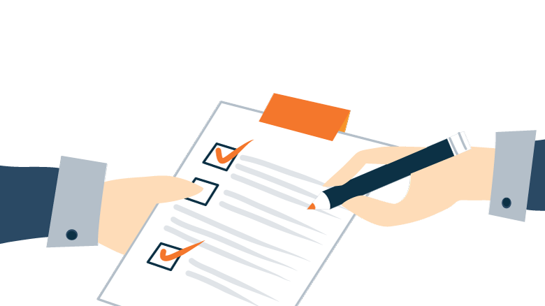 illustration of an emergency checklist illustration of an emergency checklist