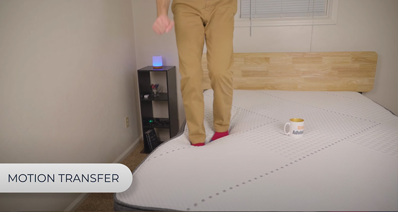 motion transfer on beautyrest hybrid mattress