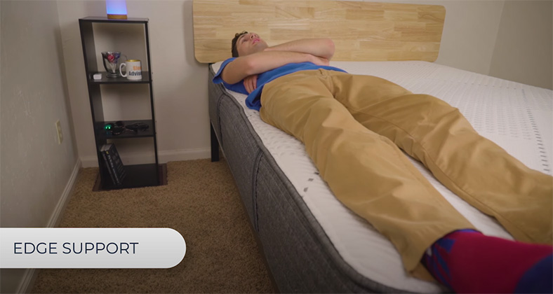 testing edge support on beautyrest hybrid