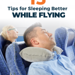 Sleeping on a plane