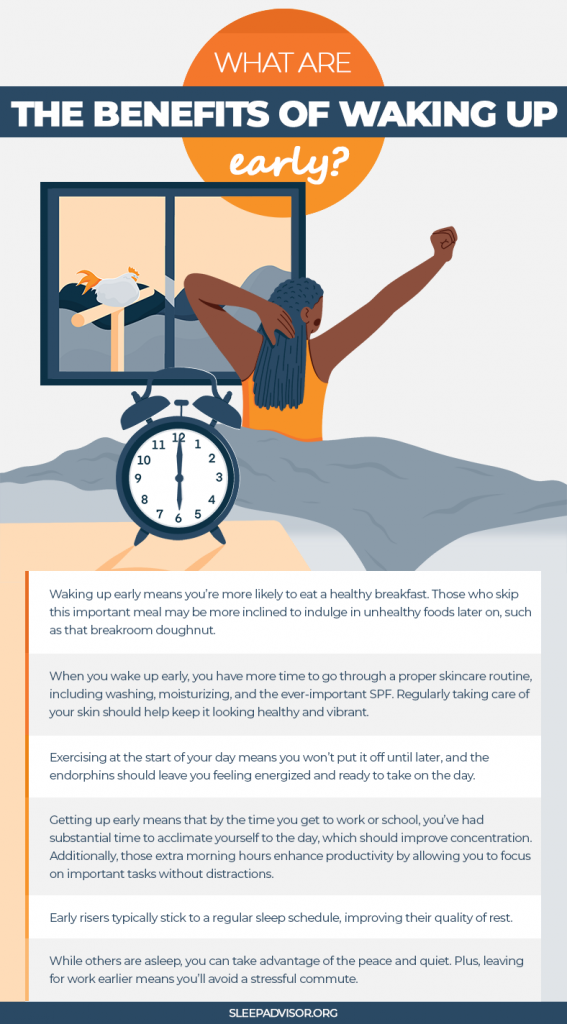 10 Tips On How To Wake Up Early Start a New Routine Today Sleep Advisor