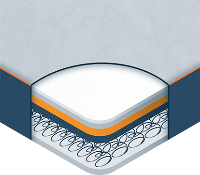 Medium Illustration of Innerspring Mattress Medium Illustration of Innerspring Mattress
