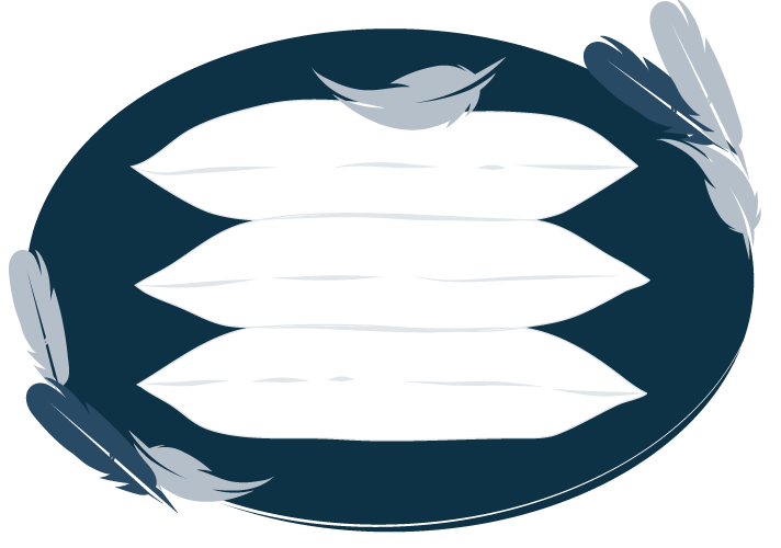 illustration of feather pillows