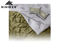 HiHiker Double Army green sleeping bag for camping small